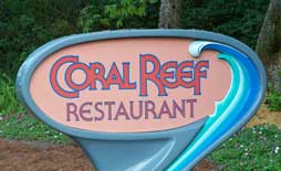 The Coral Reef Restaurant  is located in The Seas with Nemo and Friends