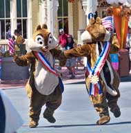 Family Fun Day Parade on Main Street, USA